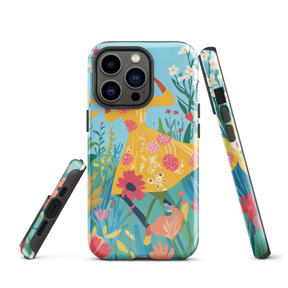 Dancing Among Blossoms | Phone Case |  13 Pro | Tough Case | Glossy