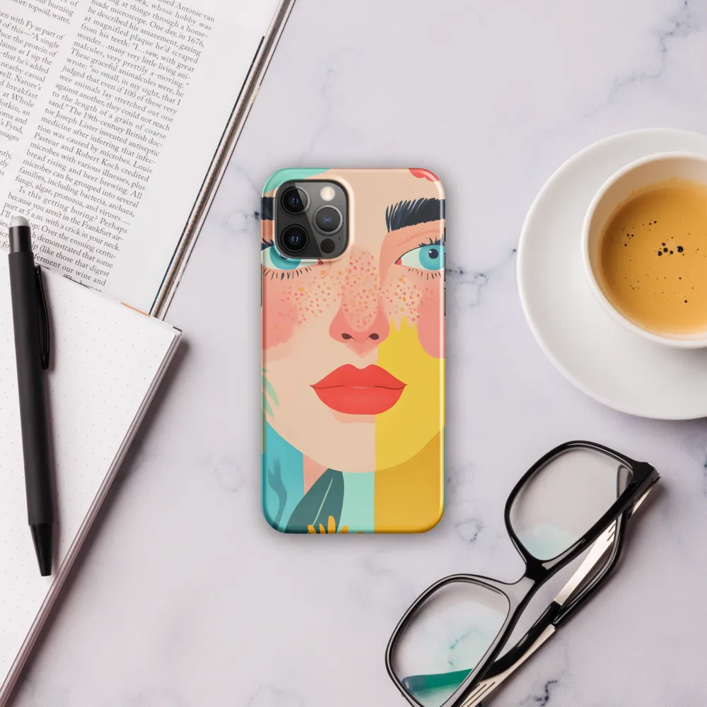 Floral Serenity: A Modern Portrait