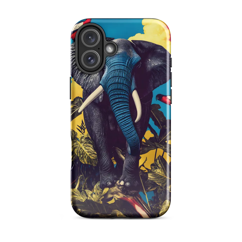 Elephant Dreams in Vibrant Colors | Phone Case |  16 Plus | Tough Case | Glossy