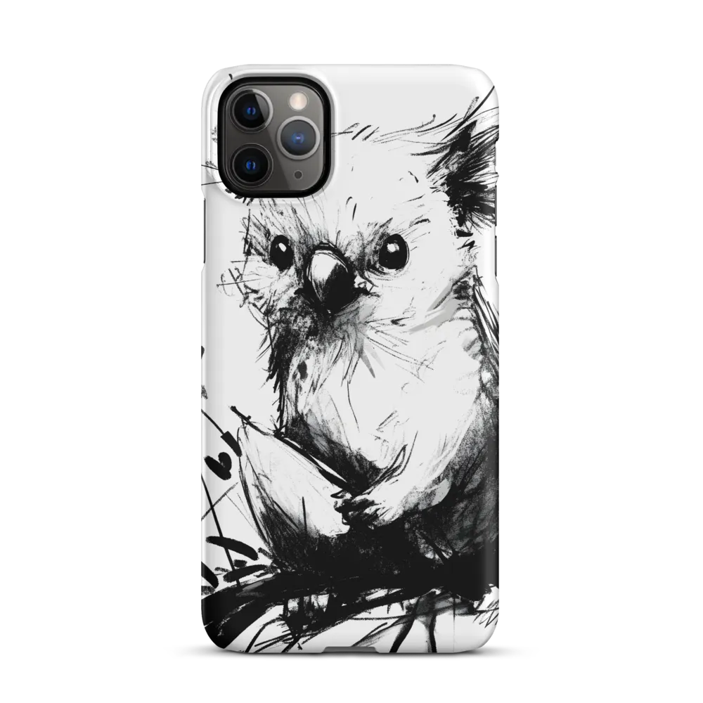 Whimsical Koala in Ink | Phone Case |  11 Pro Max | Snap Case | Matte