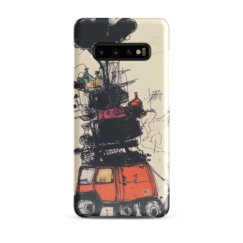 The Whimsical Hauler | Phone Case |  S10 Plus | Snap Case | Glossy