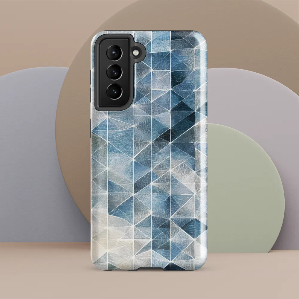 Geometric Harmony in Blue