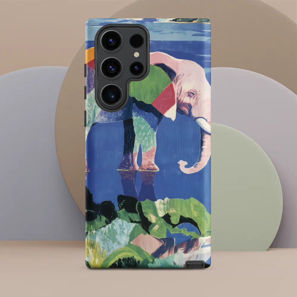 Serenity in Color: The Elephants of Reflection
