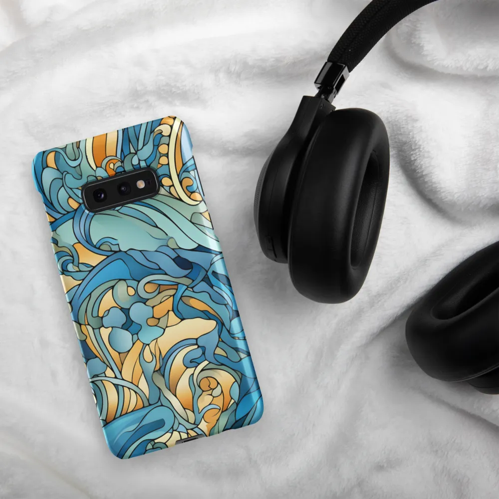 Dancing Waves of the Ocean | Phone Case |  S10e | Snap Case | Matte