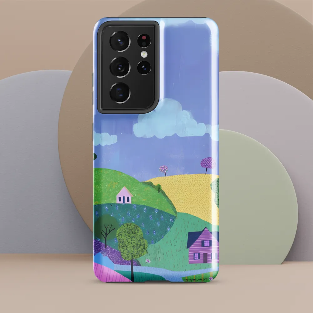 Whimsical Hills and Quaint Homes