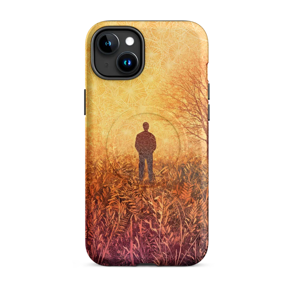 Contemplation in a Surreal Landscape