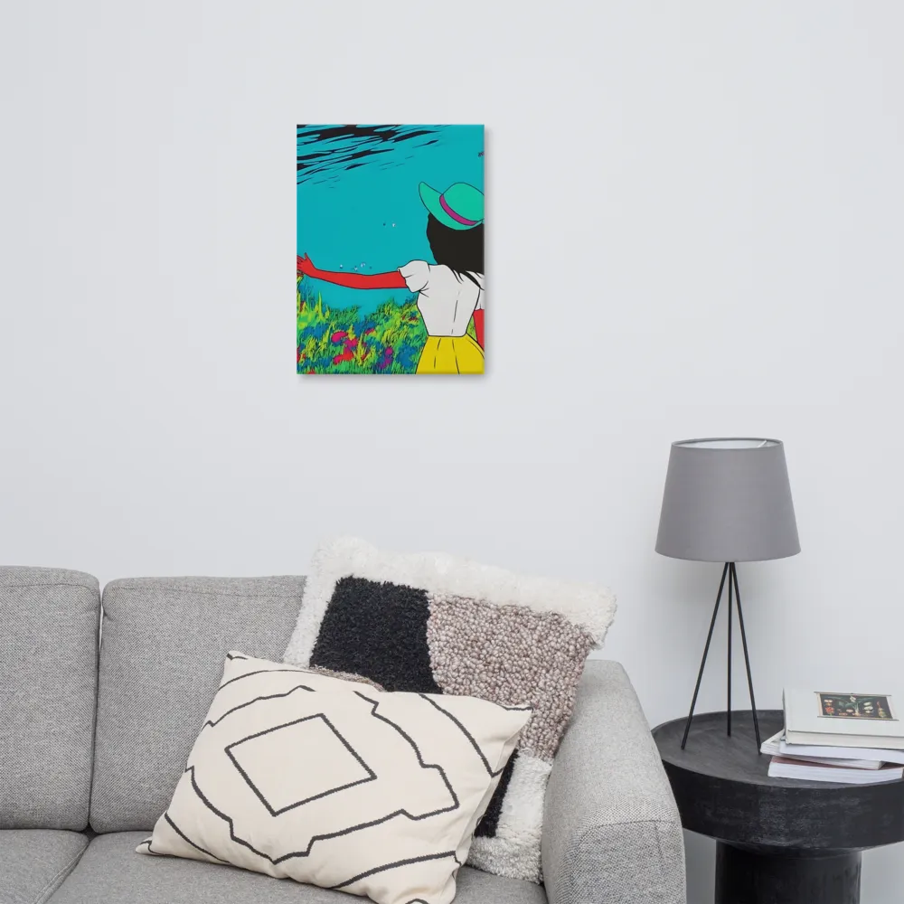 Whimsical Encounter | Canvas | 18″×24″