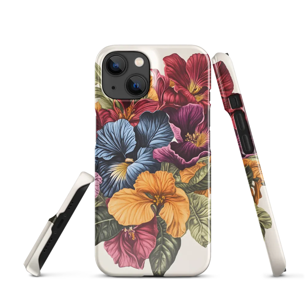 Floral Symphony in Color | Phone Case |  14 | Snap Case | Glossy