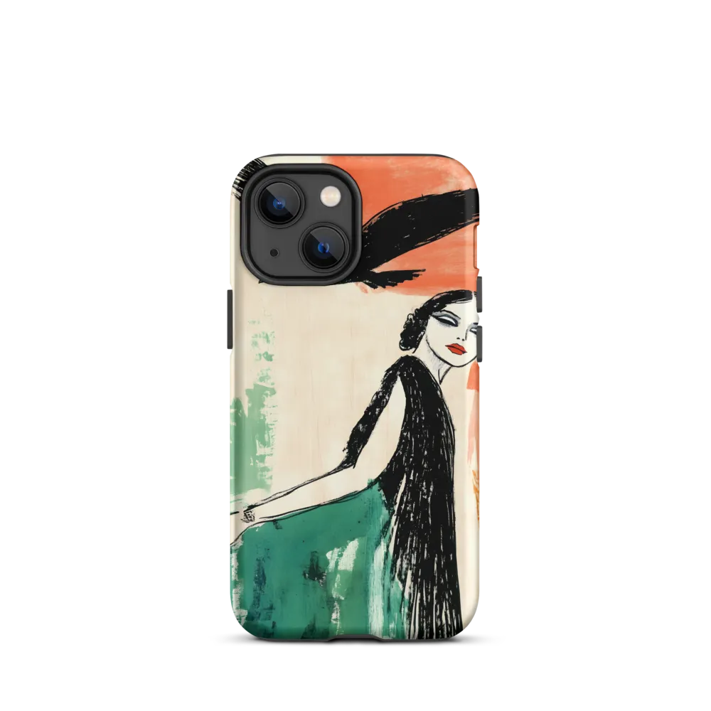 Elegance in Flight | Phone Case |  13 mini | Tough Case | Matte