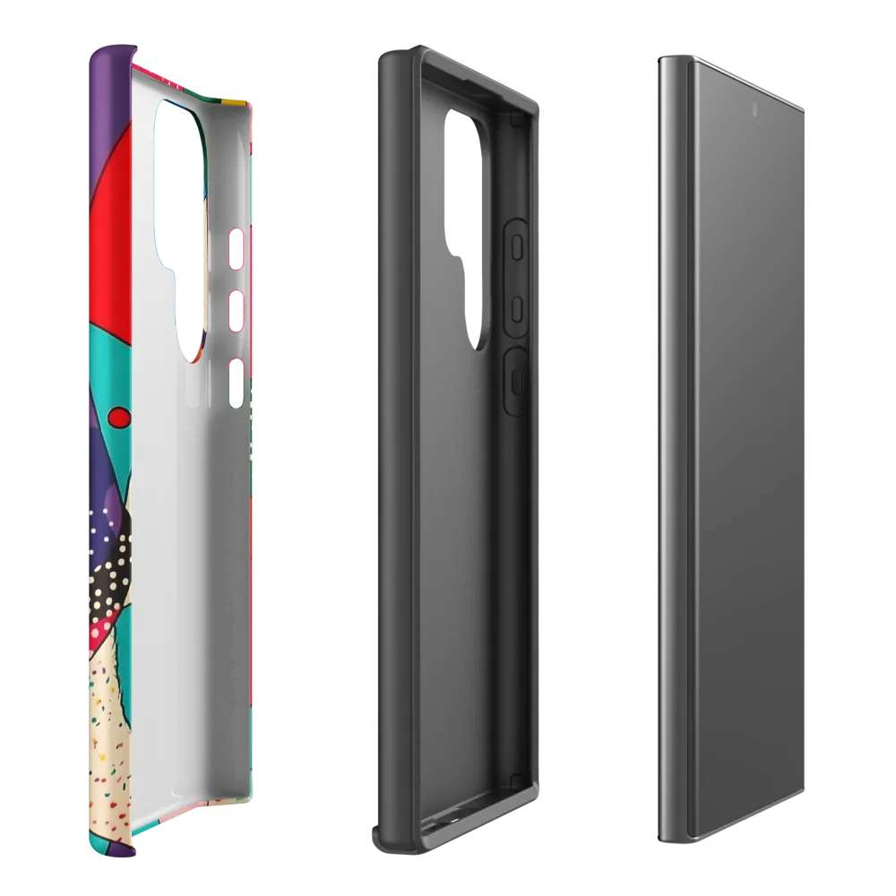 Playful Geometry in Color | Phone Case |  S23 Ultra | Tough Case | Matte