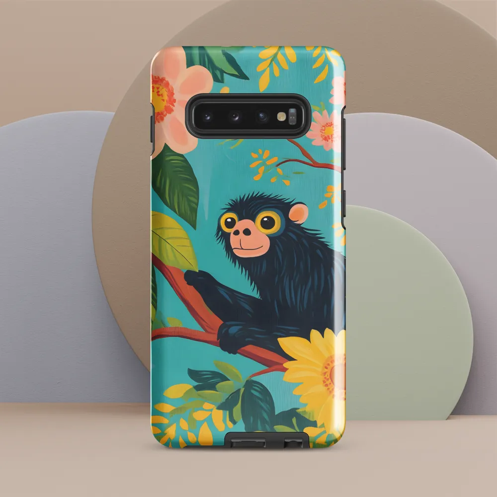 Joyful Encounter in a Floral Paradise | Phone Case |  S10 Plus | Tough Case | Glossy