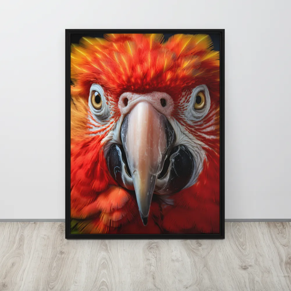 The Fiery Gaze of the Parrot