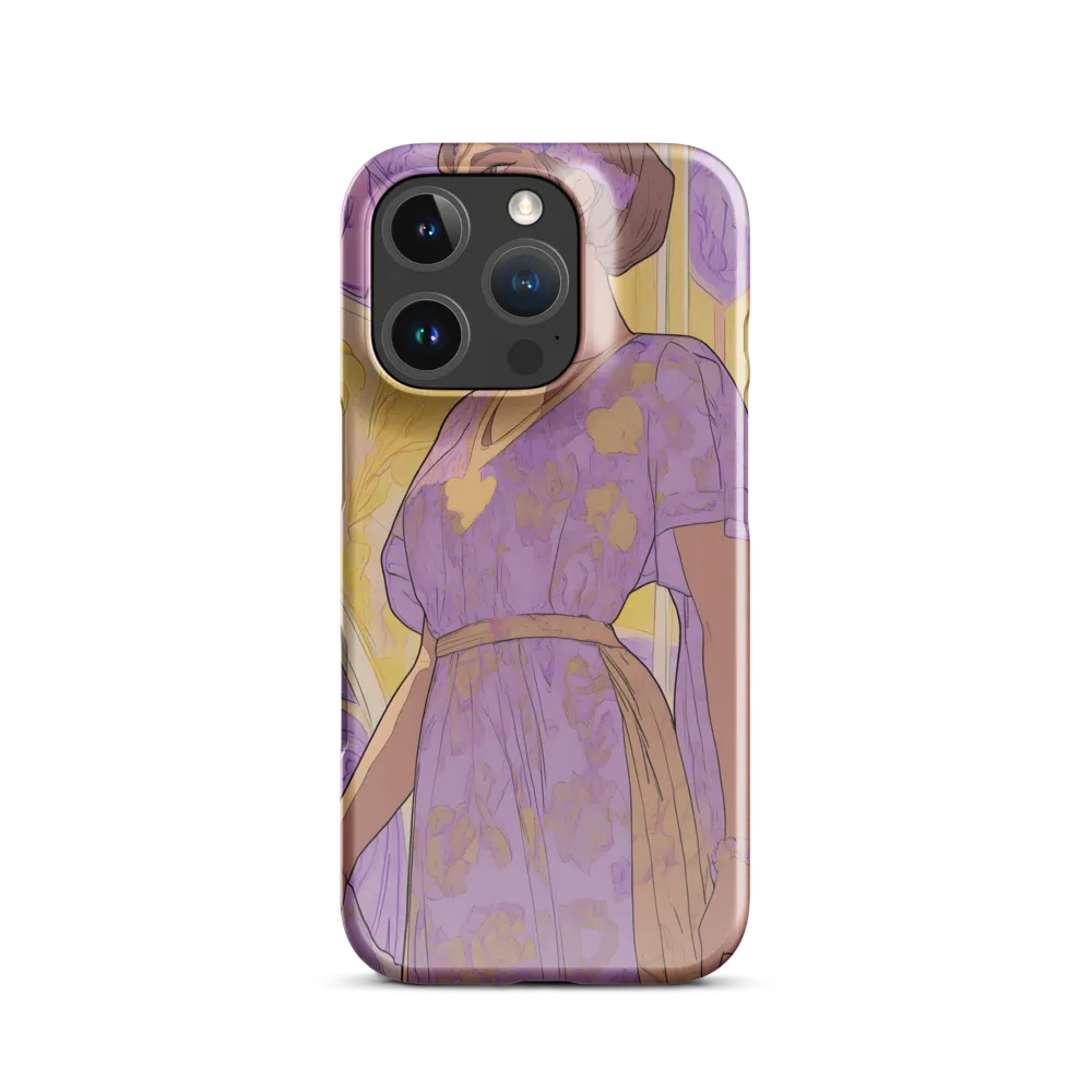 Elegance in Floral Harmony | Phone Case |  16 Pro | Snap Case | Glossy