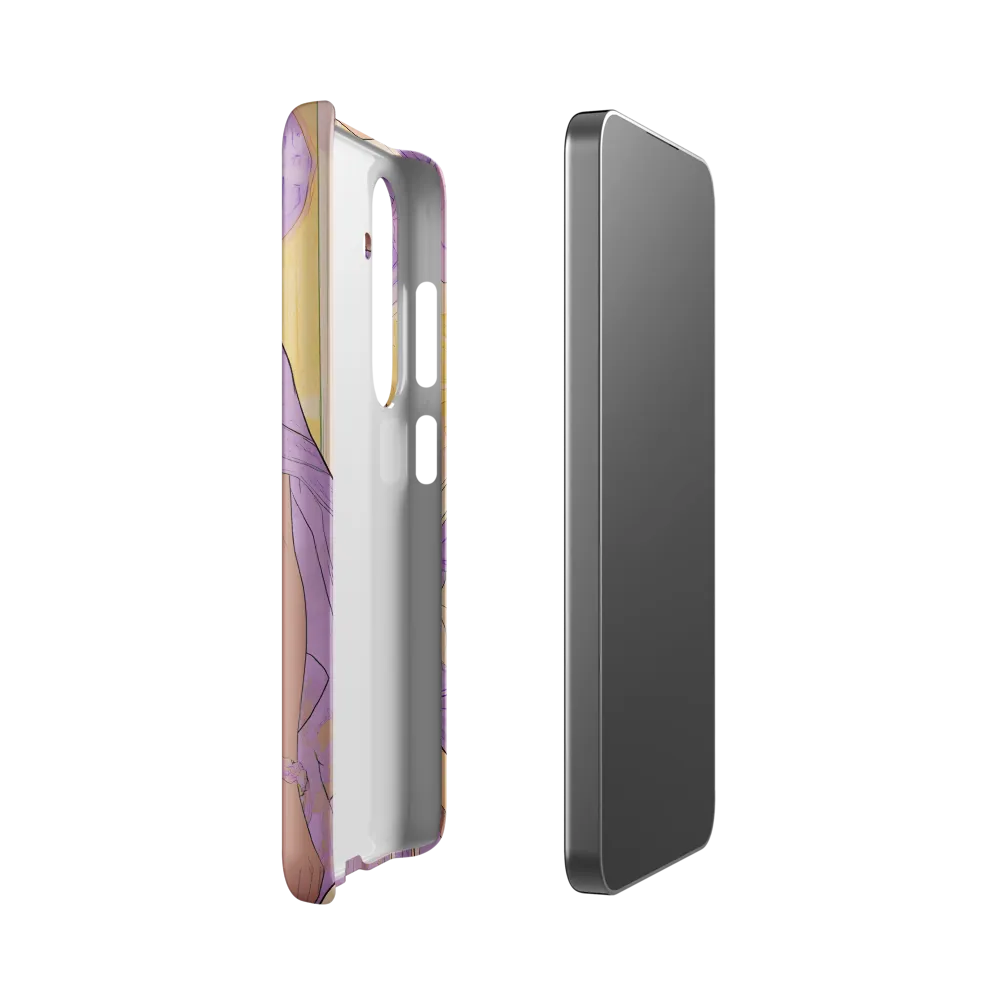 Elegance in Floral Harmony | Phone Case |  S24 | Snap Case | Matte