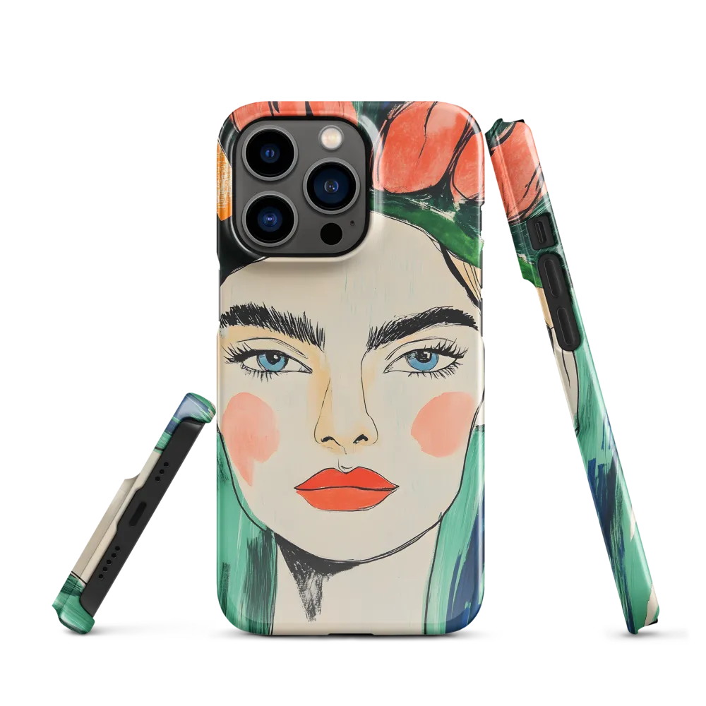 Radiant Bloom: A Serene Portrait