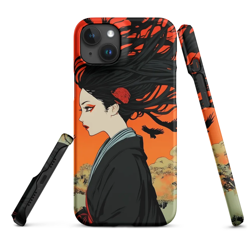 Whispers of Shadows | Phone Case |  15 Plus | Snap Case | Matte