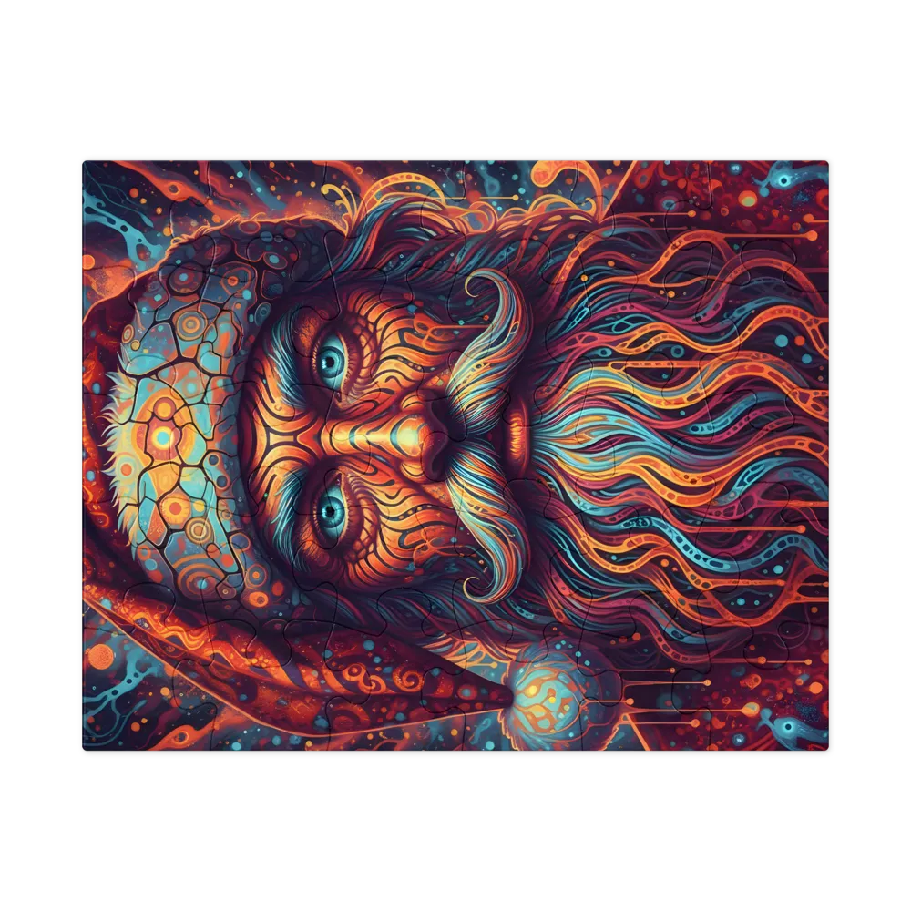 Cosmic Sage Portrait 
 Jigsaw Puzzle in Tin Box