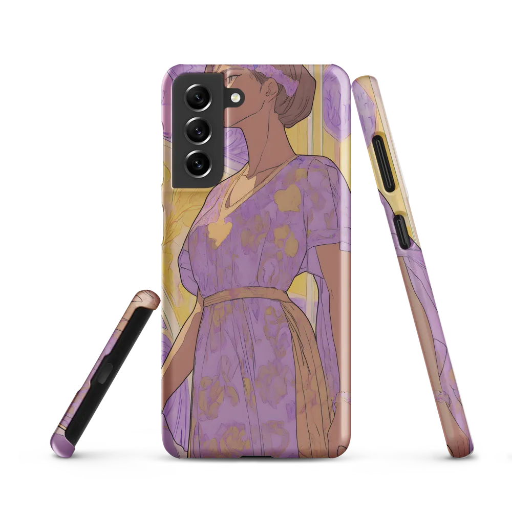 Elegance in Floral Harmony | Phone Case |  S21 | Snap Case | Matte