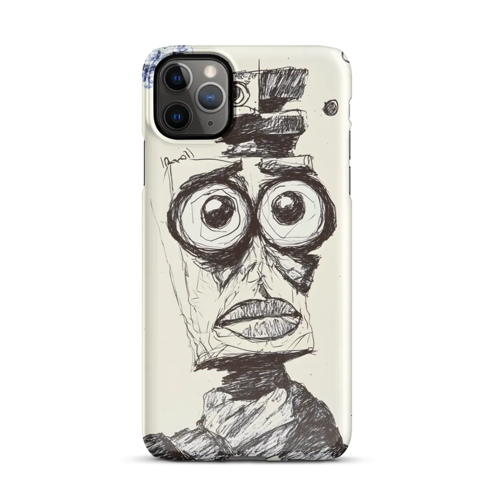 Abstract Surrealist Figure in Cubism | Phone Case |  11 Pro Max | Snap Case | Glossy