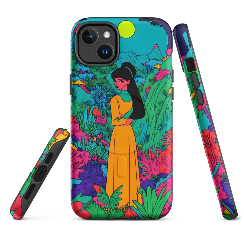 Ethereal Serenity in a Psychedelic Landscape