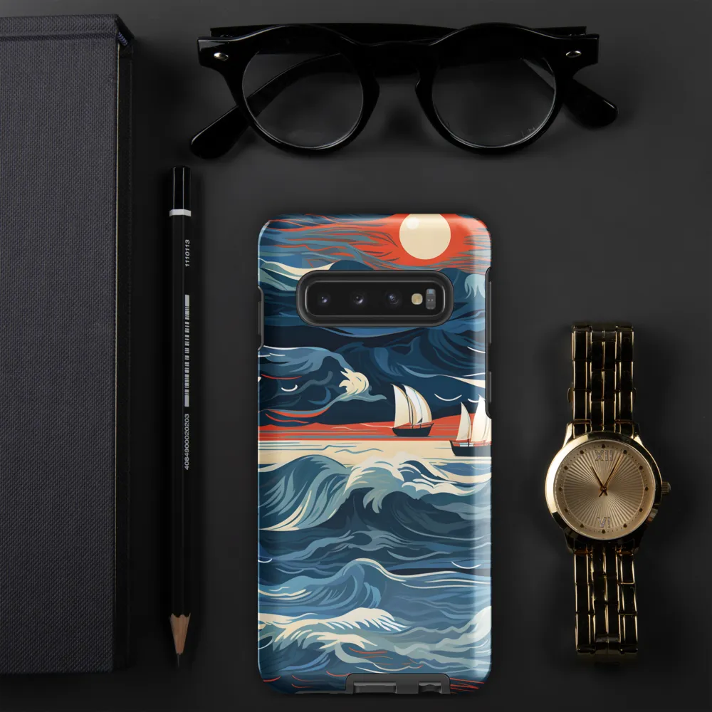 Ocean Whispers: A Voyage at Dusk