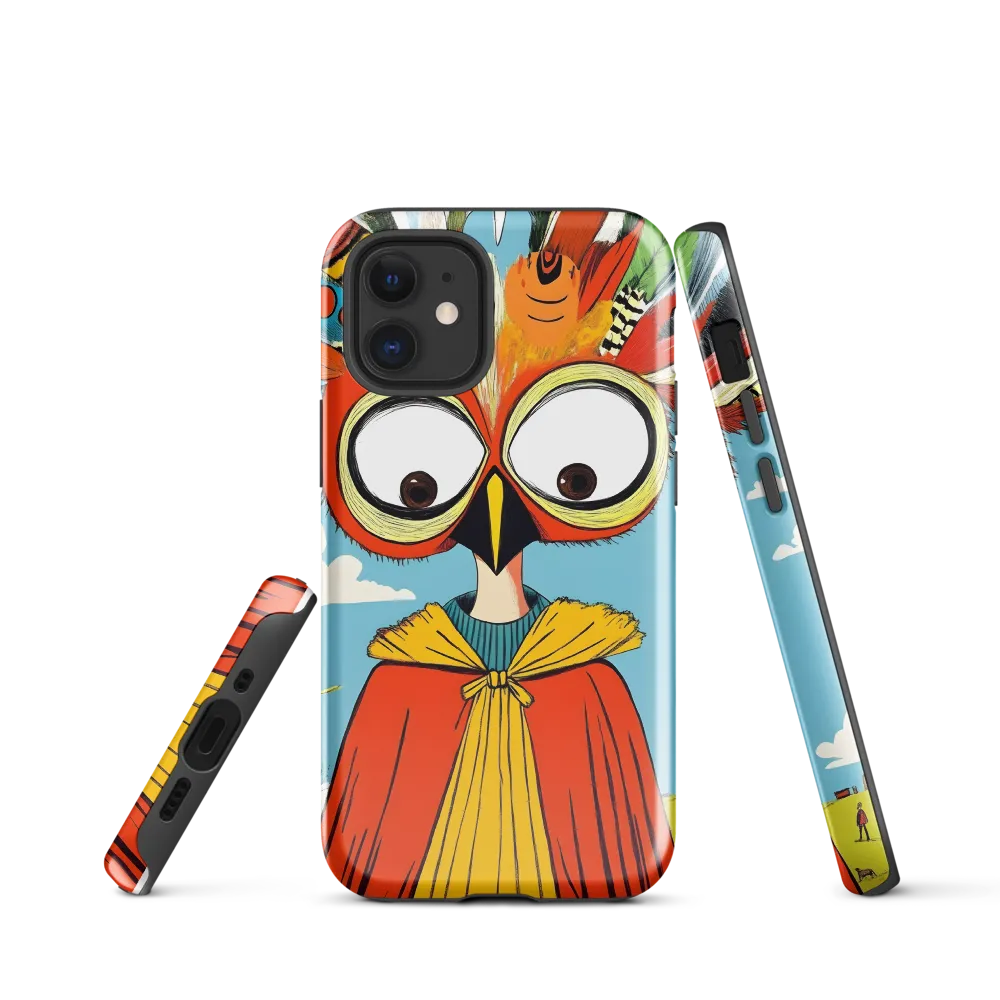 A Whimsical Encounter: The Owl-Human Fusion