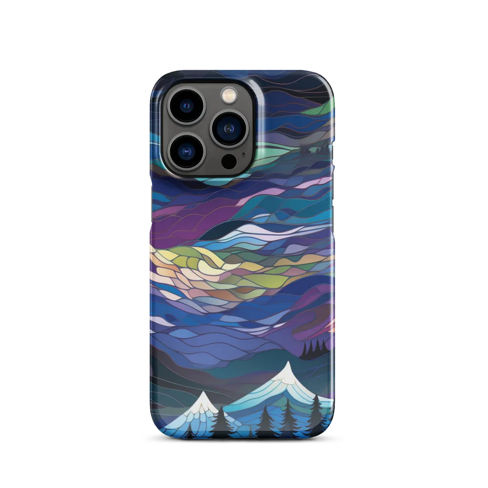 Twilight Peaks: An Abstract Mountain Landscape