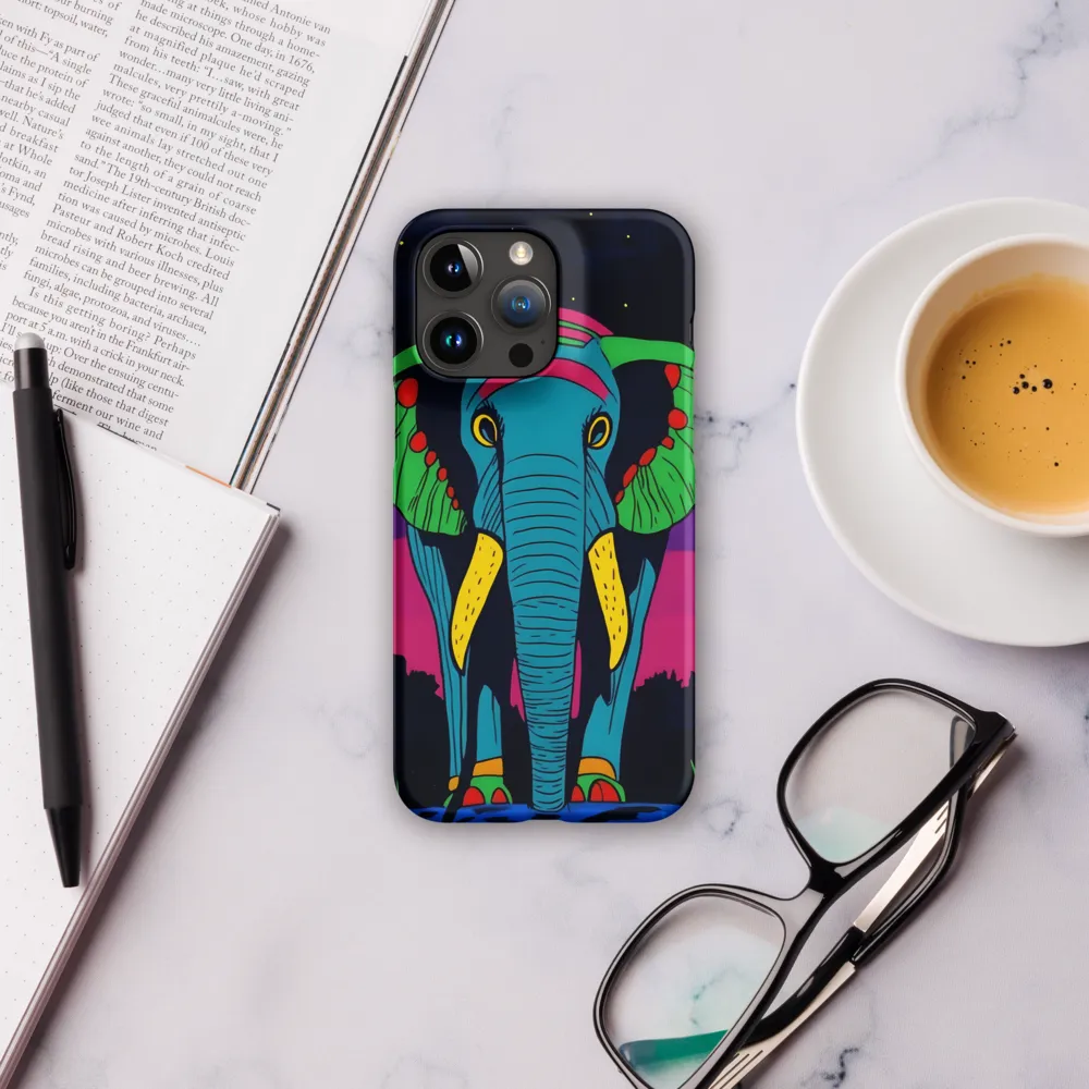 Whimsical Majesty: The Vibrant Elephant