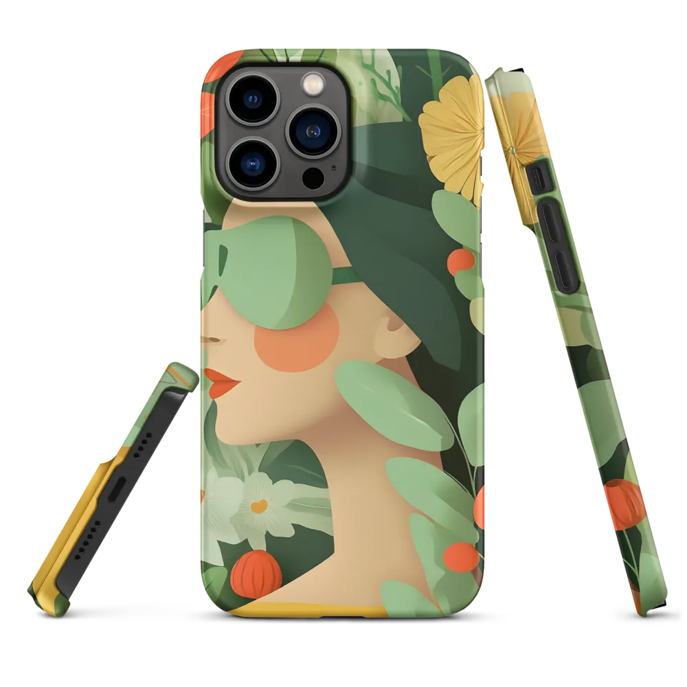 Nature's Serenity: A Modern Portrait | Phone Case |  13 Pro Max | Snap Case | Matte