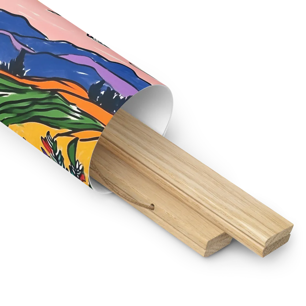 A Journey into Freedom | Poster With Oak Wood Hanger | 10″×10″