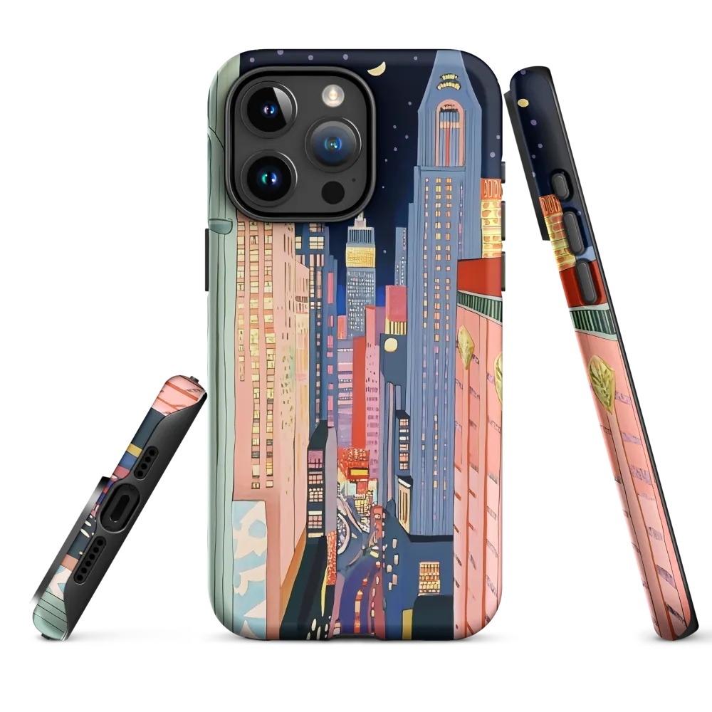 Urban Dreamscape: A Pop Art Night | Phone Case |  15 Pro Max | Tough Case | Matte