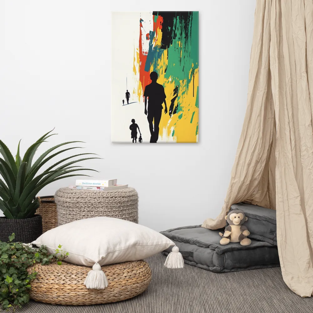 Journey of Silhouettes | Canvas | 24″×36″