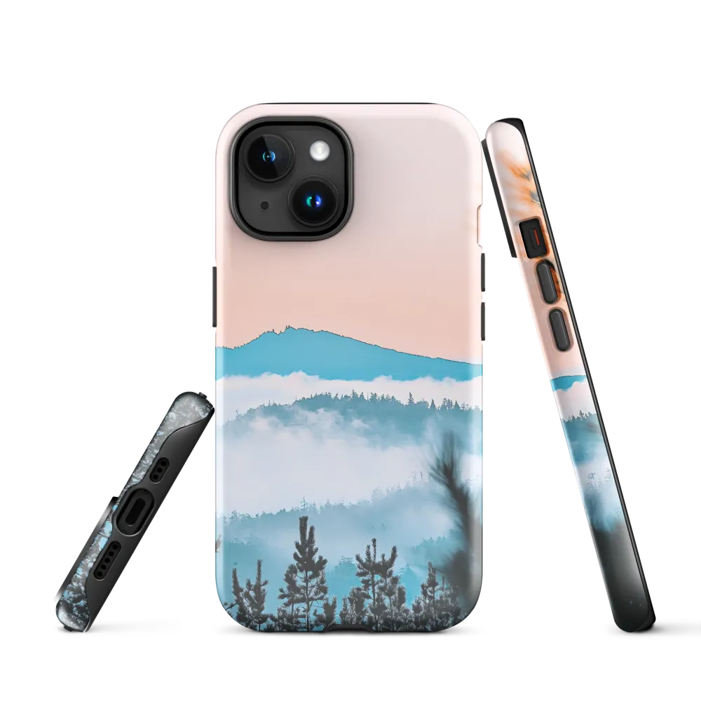 Tranquil Dawn Over Mountains