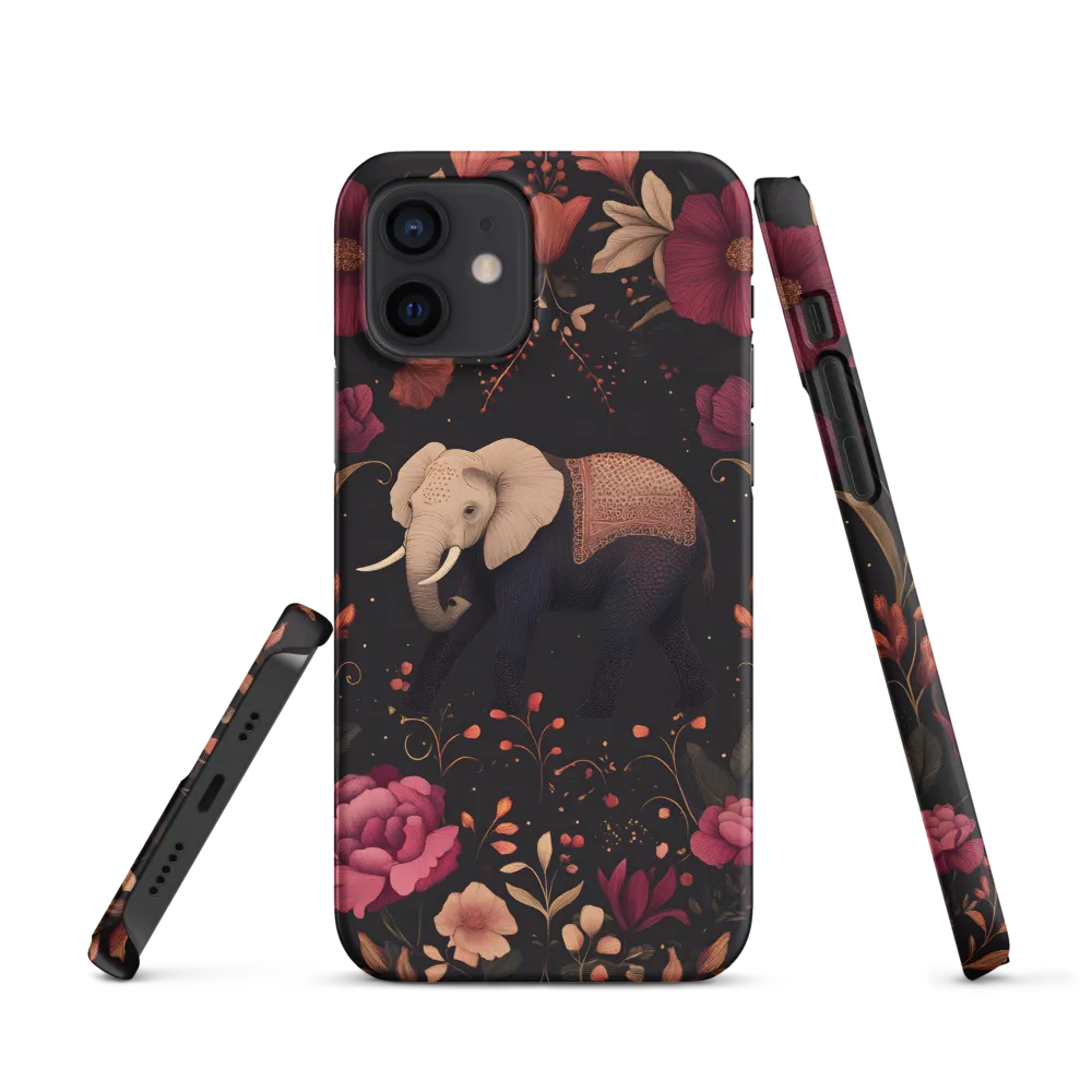 Whispers of the Wild: Elephants and Blooms