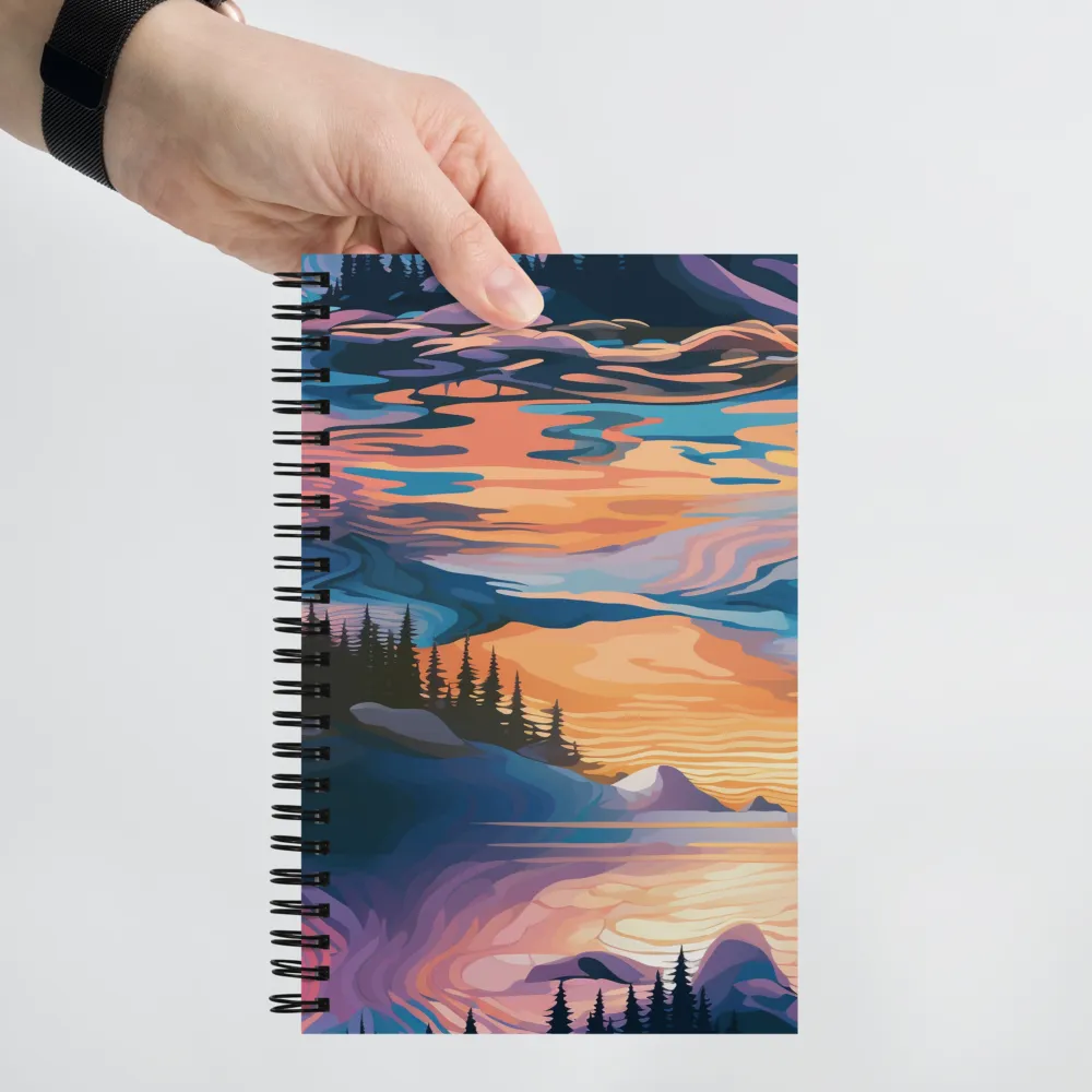 Reflections of Serenity | Spiral Notebook