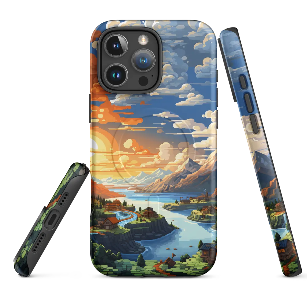 Tranquil Sunset Over Serene Landscape
