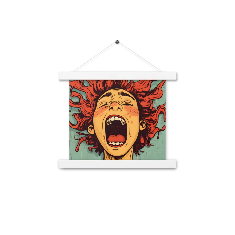 Fury Unleashed | Poster With White Wood Hanger | 10″×10″