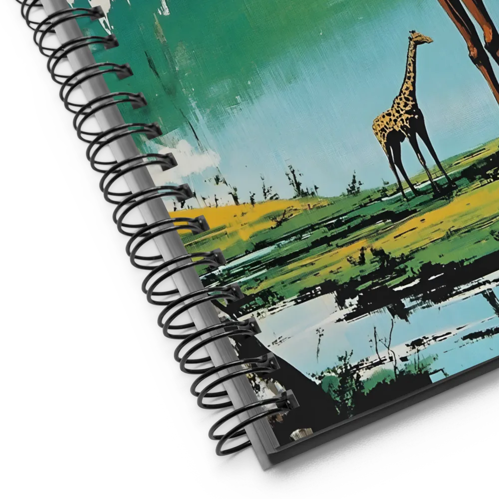 Giraffe Reverie | Spiral Notebook