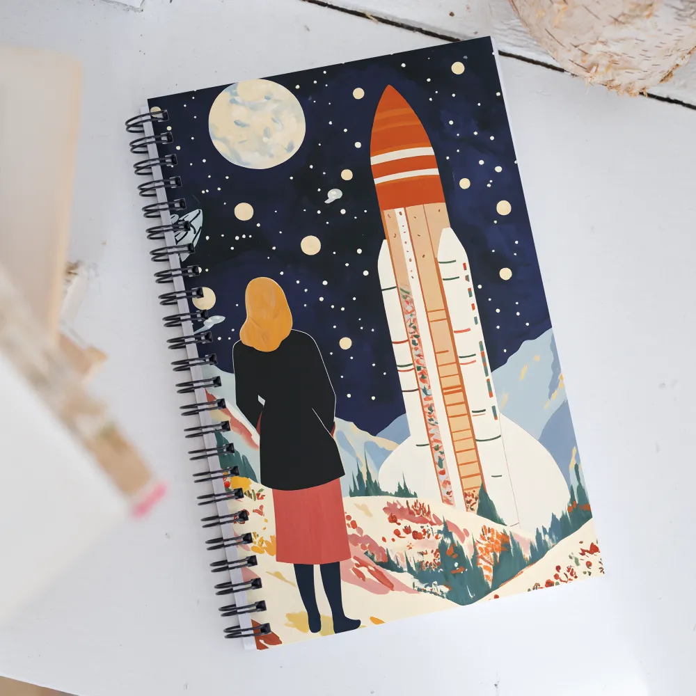 Journey to the Stars | Spiral Notebook