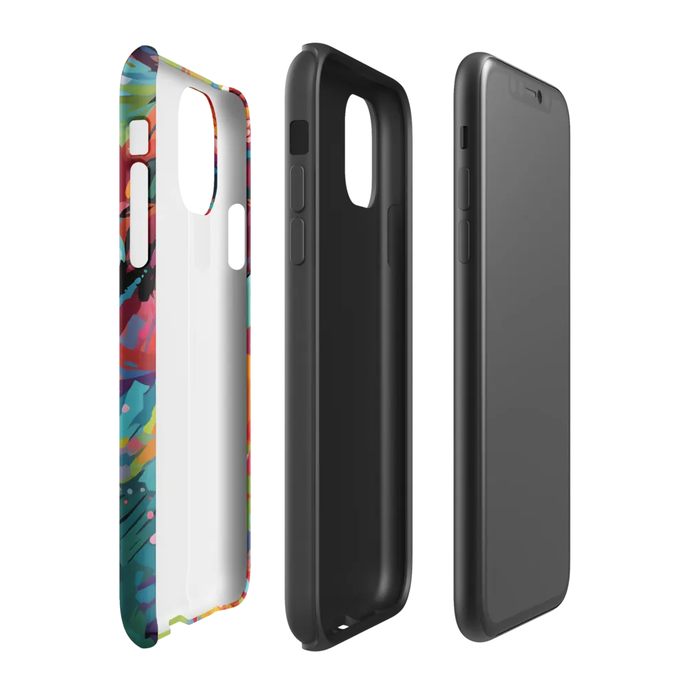 Colorful Lizard: An Abstract Adventure | Phone Case |  11 | Tough Case | Matte
