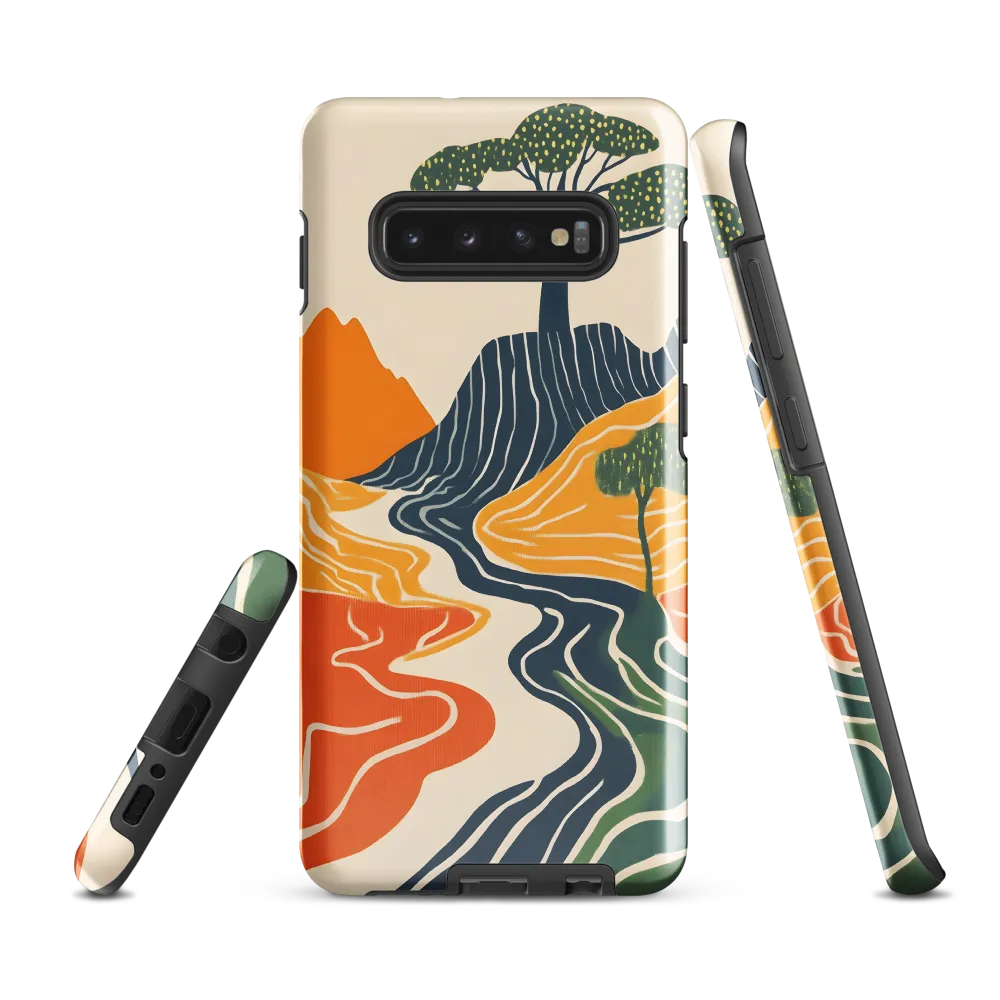 Waves of Serenity | Phone Case |  S10 Plus | Tough Case | Glossy