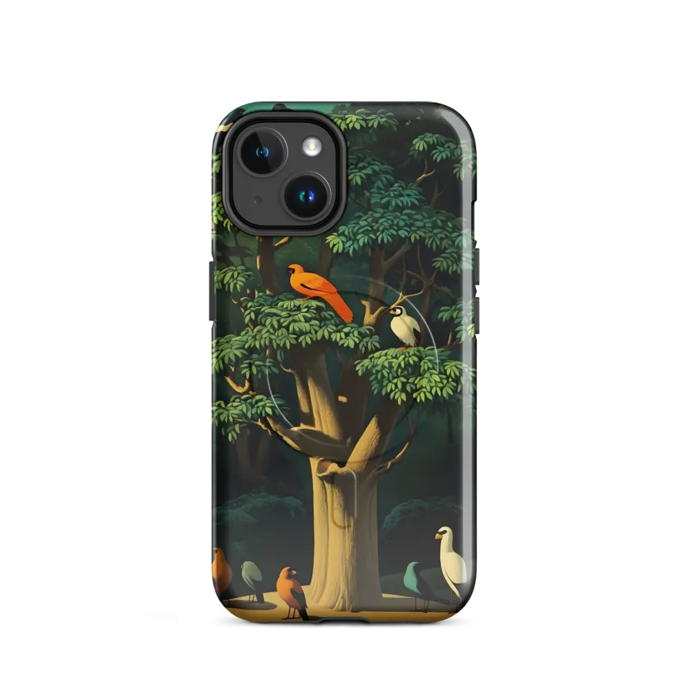 Harmony in Color: A Surreal Bird Symphony