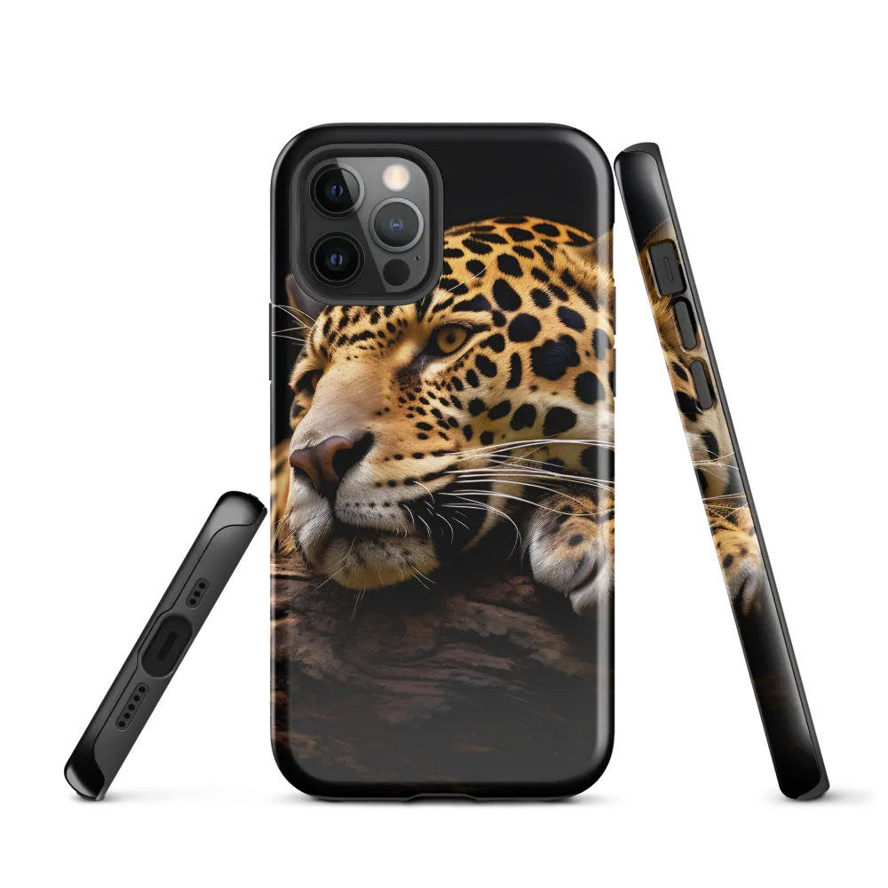 Tranquil Majesty: The Resting Leopard