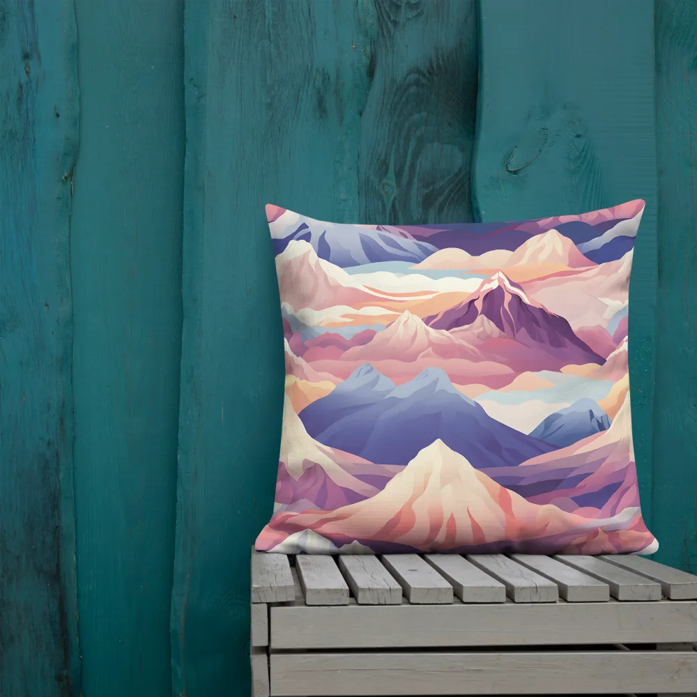 Ethereal Mountain Symphony | Pillow | 22″×22″