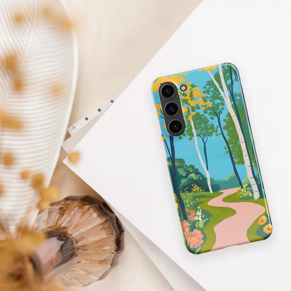 The Winding Path of Nature | Phone Case |  S23 Plus | Snap Case | Glossy