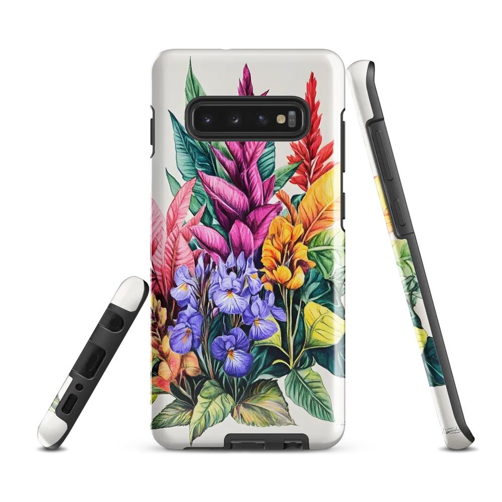 Tropical Symphony | Phone Case |  S10 Plus | Tough Case | Glossy