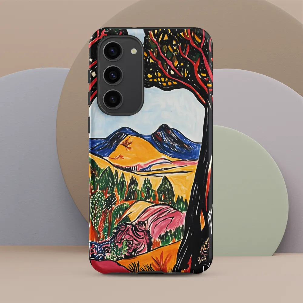 Vibrant Nature's Embrace | Phone Case |  S23 Plus | Tough Case | Matte