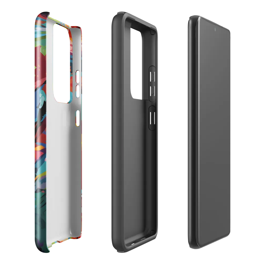 Colorful Lizard: An Abstract Adventure | Phone Case |  S21 Ultra | Tough Case | Glossy