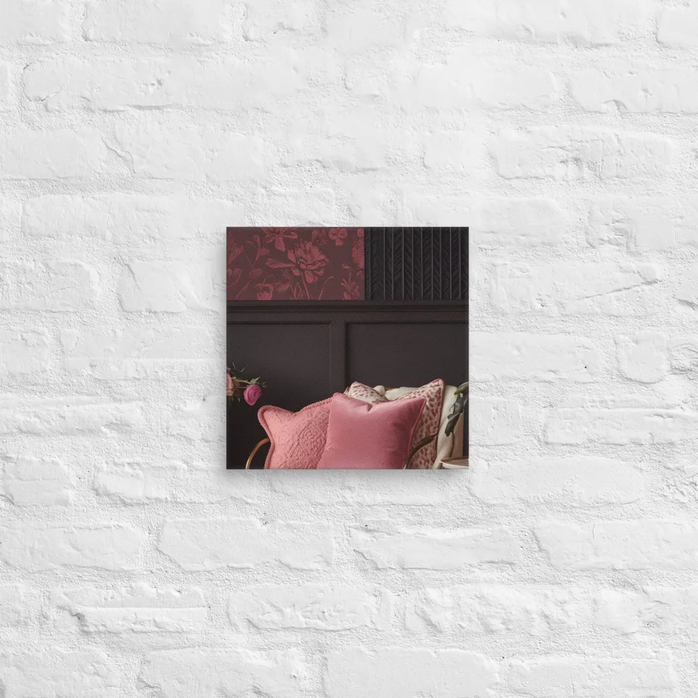 Elegance in Contrast: A Modern Interior Design | Canvas | 12″×12″