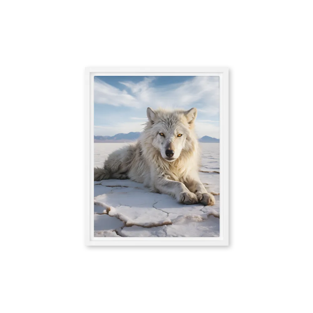 Guardian of the Salt Flats | Canvas with White Frame | 11″×14″
